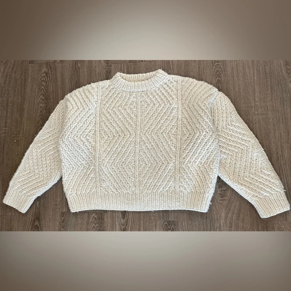 Women's MICAELA GREG Bevel Soft Knit Sweater Sz S $495 - Picture 5 of 6